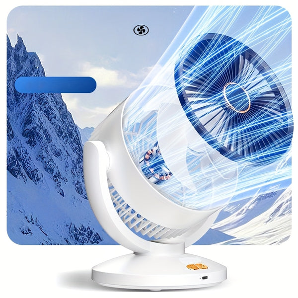 New Desktop Fan 6-Speed Multi-Function Desktop Fan | 2025 New, Up and Down Direction Adjustment