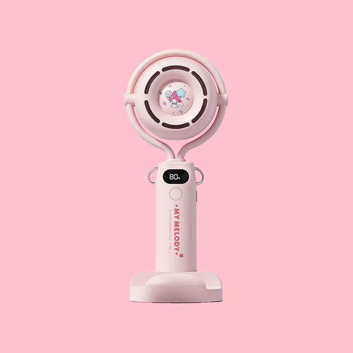 Sanrio Kuromi My Melody Pochacco Mini Handheld Fan - Cute Pink