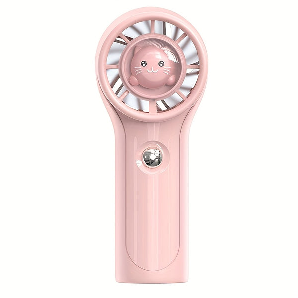 Mini Fan Battery Operated Handheld with 1200mAh Battery or USB Powered Personal Mini