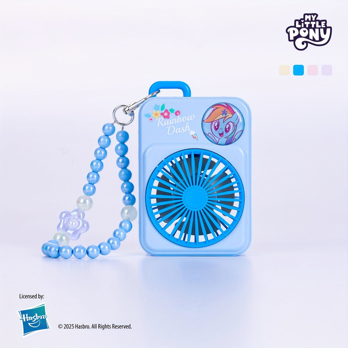 My Little Pony Portable Mini Fan with USB, 3-speed Adjustable Wind Modes, Lightweight Design
