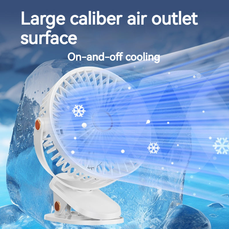 Silent Portable Fan ABUDODO Silent Mini Portable Desk Fan | 4 Colors, USB Rechargeable