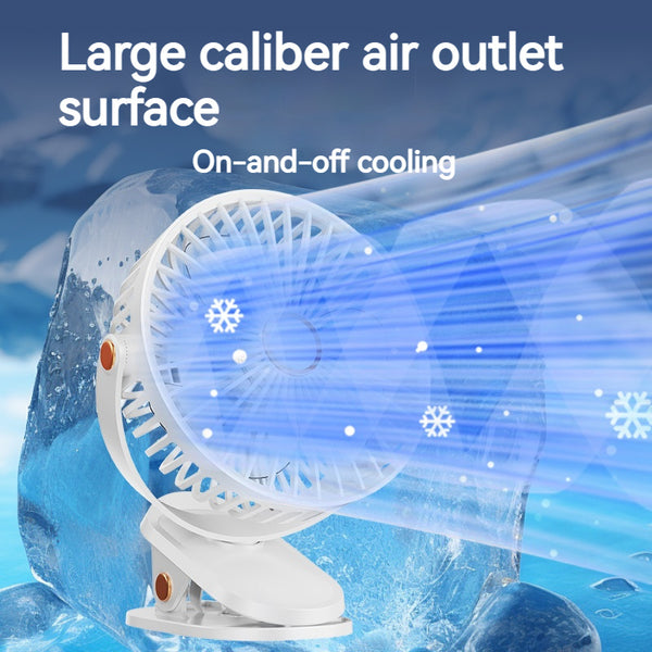 Silent Portable Fan ABUDODO Silent Mini Portable Desk Fan | 4 Colors, USB Rechargeable