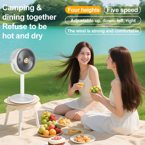 Simple Household Floor Standing Fan \u002F Circulating Fan \u002F 4 Height Adjustment Types