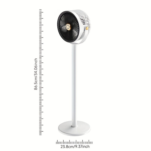 Adjustable high and low fans,5-speed wind speed, Type-C charging interface