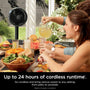Shark R-UH205 FlexBreeze Indoor & Outdoor Fan with Pedestal & Tabletop