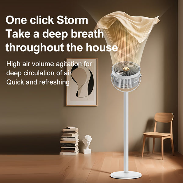 Simple Household Floor Standing Fan \u002F Circulating Fan \u002F 4 Height Adjustment Types