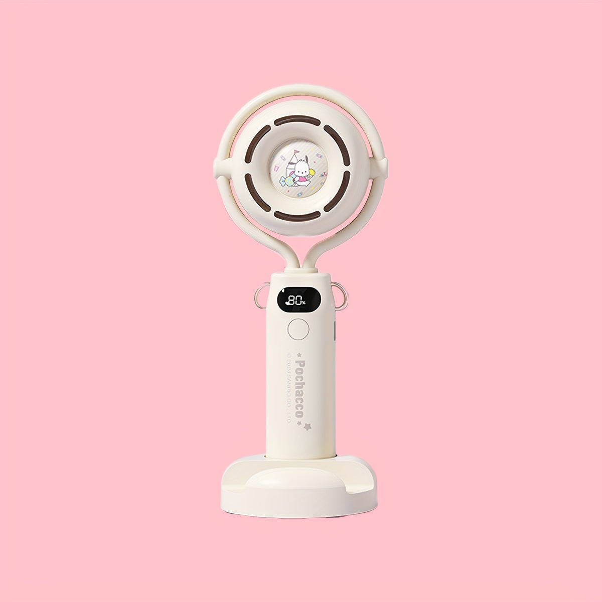 Sanrio Kuromi My Melody Pochacco Mini Handheld Fan - Cute Pink