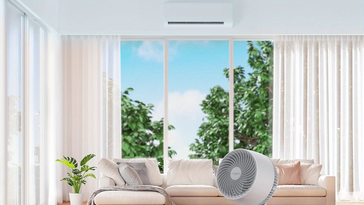 Simple And Stylish Table Fan, 3 Adjustable Wind Speeds, Touch Buttons