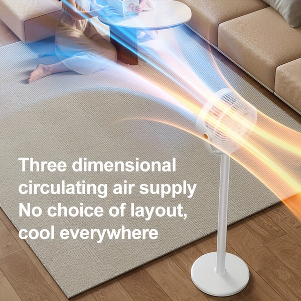 Adjustable high and low fans,5-speed wind speed, Type-C charging interface