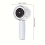 1pc Portable Transparent Mini Handheld Fan - USB Rechargeable