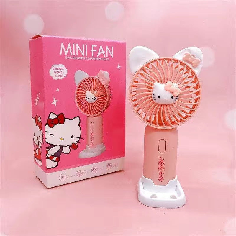 Sanrio for hello kitty Mini Fan - Portable Handheld Cooling Fan with Cute Cartoon Design