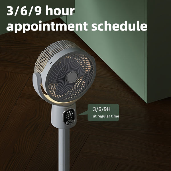 1pc USB-Powered Air Circulation Fan with 8.6 Inch Shaking Head