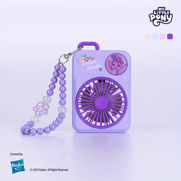 My Little Pony Portable Mini Fan with USB, 3-speed Adjustable Wind Modes, Lightweight Design