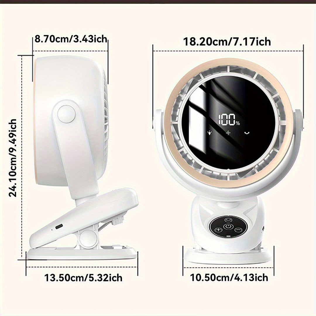 USB-Powered Desktop Fan USB-Powered Desktop Fan with 360° Air Circulation