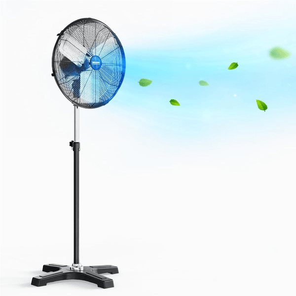 30''\u002F20'' Standing Fan, High Velocity Pedestal Fan with One-touch Oscillating Function