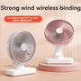Portable Desk Fan Portable Oscillating Desk Fan | 4-Speed Control, USB Powered
